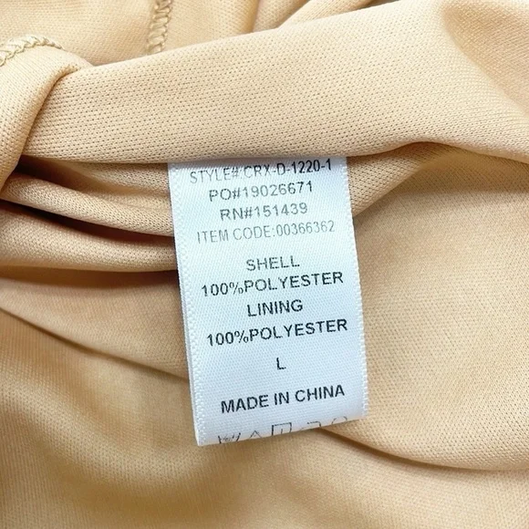 Forever 21 tan/black dot print dress - Picture 5 of 5